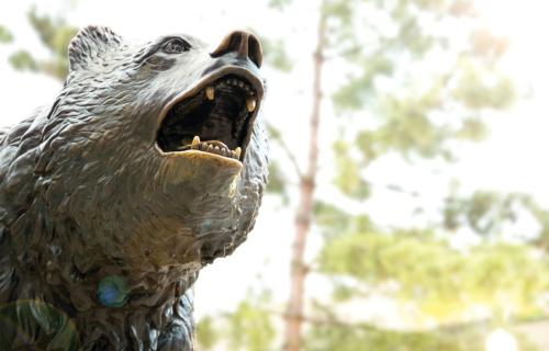UCLA's Bruin Bear statue